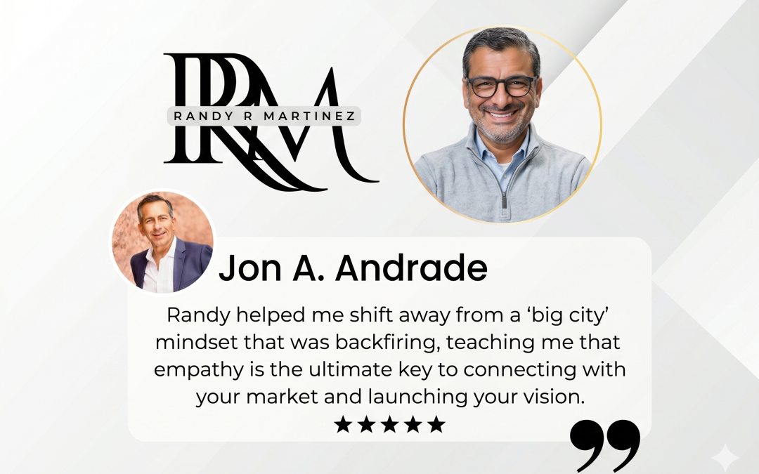 Randy’s Cultural Expertise Helped Transform Jon’s Business Strategy…