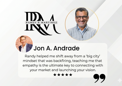 Randy’s Cultural Expertise Helped Transform Jon’s Business Strategy…