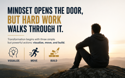 Mindset Opens the Door, But Hard Work Walks Through It…